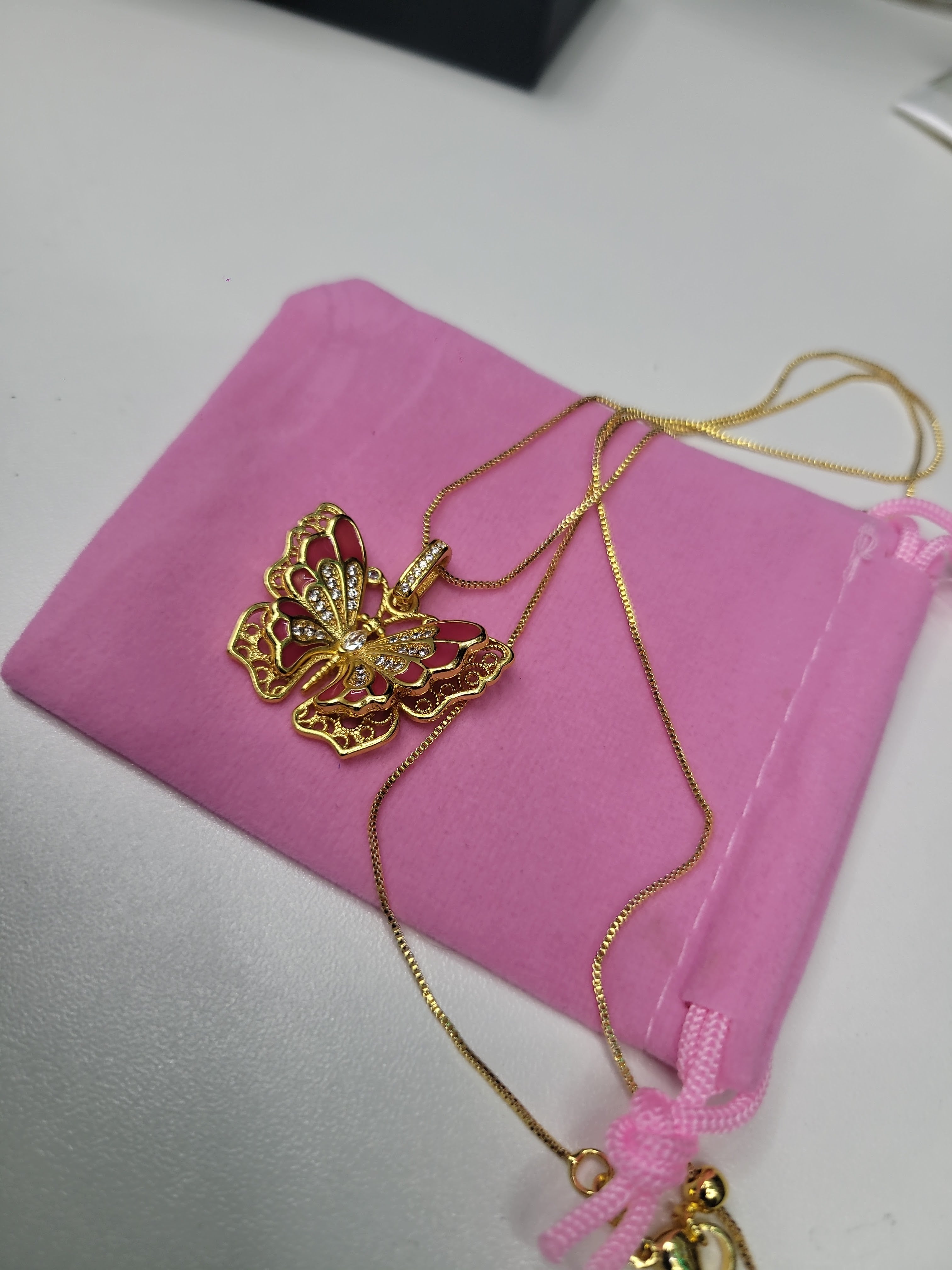 Chain Butterfly Gold plated